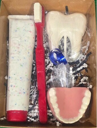 Chocolate dental gift set